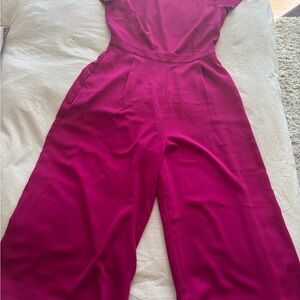 J. Crew Vibrant Fuchsia Jumpsuit